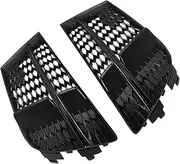 Car Front Bumper Fog Light Lamp Grille Cover Honeycomb Mesh Style Compatible For Audi A3 S Line S3 2017-2020 Car Accessories