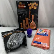 Halloween Party Items Pumpkin Carving Kit Tablecloth Spider Web Slime