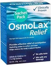 Osmolax Relief Travel Pack 7 x 17g Sachets (Total 119g)