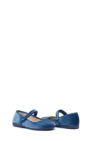 CHILDRENCHIC Velvet Mary Jane Shoe in Blue at Nordstrom, Size 2Us