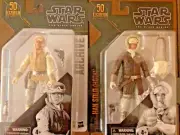 Star Wars Black Series Hoth Luke &Han Solo Archive Lucasfilm 50th ships fast
