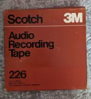 Vintage Scotch 3M 226 Audio Recording Tape, New, Unused