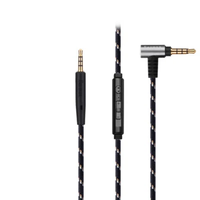 Nylon Audio Cable with mic For JBL E65BTNC E35 E40BT E500BT C45BT J56BT Tour ONE