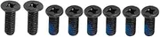 GinTai 8PCS (2 Long 6 Short) Black Lower Bottom Base Cover Case Screws for DELL Latitude 3410 P129G