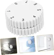 2pcs Freezer Accessories Refrigerators Wireless Temperature Temperature Adjusting Knobs Food Thermometer Temperature Controller Knob Temperature Control Plastic Knobs Freezer Parts JECOMPRIS