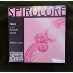 【琴舫提琴倉庫】大提琴弦 SPIROCORE G(S32)鎢鋼+C(S33)鎢鋼，一組，4/4適用，免運