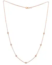 Diana M. Fine Jewelry 14K Rose Gold 0.40 ct. tw. Diamond Necklace NoSize NoColor