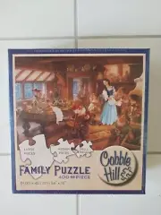 COBBLE HILL FAMILY PUZZLE SNOW WHITE & THE SEVEN DWARFS_400 PIECES_24x18 INCHES