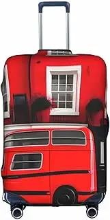 [FSCEV] London Street Trolley Suitcase Protective Cover Business Travel Luggage Protector Fashion 18-32 Inches, White, M