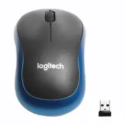 Logitech M185 Wireless Optical Mouse + USB Receiver Fit Compact PC Laptop Mouse*