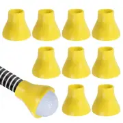 10 Pcs Golf Ball Retriever Rubber Golf Ball Suction Cup Grabber Yellow
