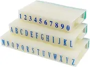 Yocimango 36PCS Detachable Alphanumeric Stamps and Plastic Detachable Alphabet Card Making Fashion DIY Craft Scrapbook