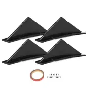 Rear Bumper Diffuser Shark Fin Spoiler Lip Splitter For Ford Mustang 2000-2021