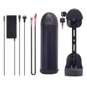 DEHAWK D1B-3614G E-Bike Battery Kit, Bottle Battery for Down Tube 36V [Black]