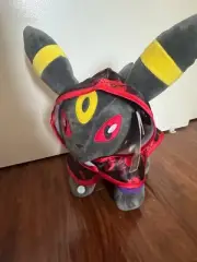 NEW Build A Bear Pokemon Umbreon Plush With Red And Purple Outfits & NO Sound