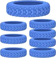 [Generic] Luggage Wheel Covers - Durable Silicone Suitcase Protector | Reduce Noise Luggage Wheel Covers Protect Suitcase Wheels