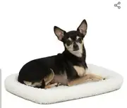 Midwest Bolster Pet Bed - Ideal For 18” Metal Crate - 18x12 - Machine Wash & Dry