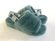 UGG FLUFF YEAH SLIDE ATLANTIC MOCASSIN SLIP ON SANDAL US 10 / EU 41 / UK 8