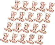 Cabilock 20pcs Magnetic Black Clip License Plate Light Bulb Office Paper Folder Storage Rack Booklets Office Sponge Binder Clips Paper Folders Air Outlets Rain Caps Strainer Stainless Steel