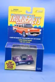 JOHNNY LIGHTNING CORVETTE PULLBACK HO SLOT CAR BODY FITS AFX PURPLE.