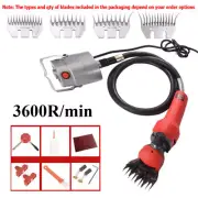 220VElectric Shearing Machine Sheep Goat Clipper Shear Cutter Wool Scissor 1000W