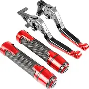 Motorcycle CNC Brake Clutch Levers Handlebar Knobs Handle Hand Grip Ends for H&onda CBR650F / CB650F 2014 2015 2016 2017 2018 Brake (Color : 13)