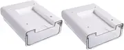 NAMOARLY 2pcs under Desk Stationary Container Desk Boxes Hidden Pen Storage Boxes Debris Organizers Easy to Store Clean Tidy
