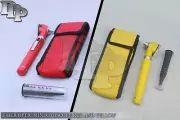 Pro Physician 2.5V Halogen Light FiberOptic Otoscope Diagnost Set Red & Yellow