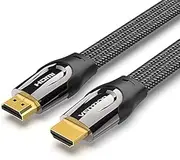 HDMI Cable Flat Braided Cord Support 4K@60Hz, Audio Return Channel and Ethernet (1.5m)