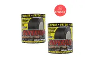 Vistara Super Flex Tape Black - Super Durable Waterproof Rubber Tape 1.5 Mtr - 2 PACK