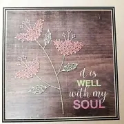 New Hampton Art "It Is Well With My Soul" String Art Kit - NIB