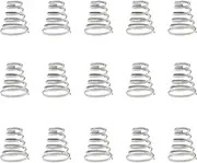 SING F LTD 15PCS Bike Wheel Skewer Spring Stainless Steel Bicycle Hub Quick Release Lever Shaft Spring for Mountain Bike Road Bicycle Cycling Accessories
