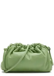 Mansur Gavriel Cloud Mini Leather Clutch - Mint ONE SIZE
