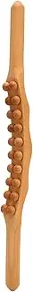Massage Stick Roller, Beechwood Gua Sha Tool for Your Neck, Back and Shoulder, Lymphatic Drainage Massager, Wooden Body Roller Stick, Manual Anti Cellulite Tool for Maderoterapia, Relax Muscles