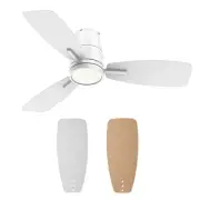42inch Ceiling Fans with Lights and Remote Control, Quiet DC Motor, Double-Fa...