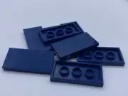 LEGO Parts Lot x (8) Ct ~ Dark Blue Tile 2 x 4 ~ No 87079
