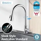 Bastone Brass Pull Out 2 Spray Modes Kitchen Sink Mixer Tap Laundry Basin Faucet