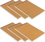MUKCHAP 6 Pack A3 Sketchbook, A3 Spiral Notebook, 160GSM Spiral Bound Drawing Sketch Pad with Blank Paper, Kraft Cover Sketch Book, 30 Sheets/60 Pages
