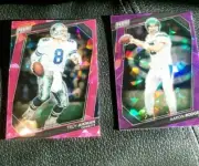 ~2023 PANINI NATIONAL VIP~ AARON RODGERS PURPLE (SSP/50) & AIKMAN PINK (SSP/75)