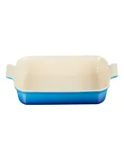 [Le Creuset] Heritage 32cm Rectangular Deep Dish in Azure Blue
