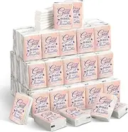 Christian Travel Size Tissue Packs 3 Ply Bible Verse Pocket Tissues Travel Packs Facial Tissues Small Tissue Packs Soft Individual Tissue Packs Travel Tissue Packs for Home Bag Car (200 Packs)