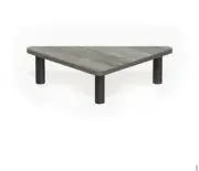 furinno turn n tube French Oak Grey Corner Monitor Riser Stand
