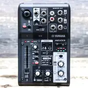 Yamaha AG03MK2 Black 3-Channel Live Streaming Loopback Audio USB Mixer Interface