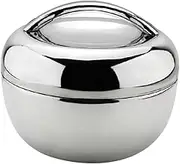 OKUMEYR 0.8l Stainless Insulated Warm Lunch Box Leak-Proof Food Container for Students Workers