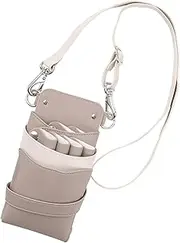 DEEDS S-414 Scissor Case for 4 to 6 Scissor Case, Greige x White