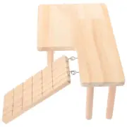 1 Set Hamster Cage Platform Hamster Ladder Toy Hamster Climbing Platform for