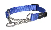 Rogz Control Obedience Non-Slip Dog Collar Blue Medium