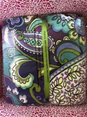 New With Tag Vera Bradley Throw Blanket In Heather
