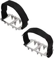 [Ｂｅｓｇａ] Shoe Spikes Winter Shoe Crampons Antiskid Shoe Claws, Snow Shoes Grippers Ice Crampons Spikes Traction Cleats for Camping