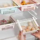 Fridge Organizer Storage Box Drawer Plastic Container Shelf Fruit Egg Food Resin